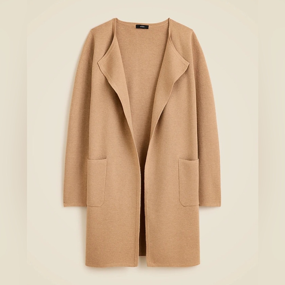 J.Crew Juliette Collarless Sweater Blazer XS